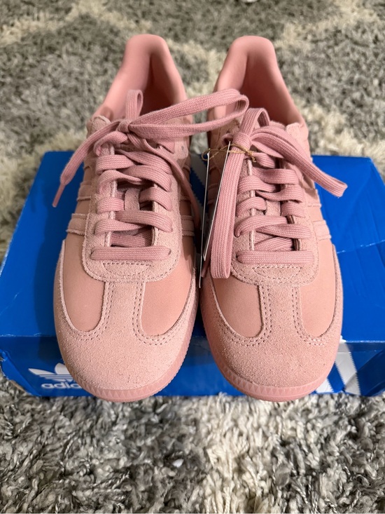 adidas Shoes - Pink Samba OG Women's Suede Lace-Up Sneakers